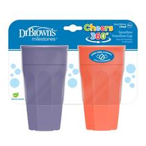 Taça de treino Dr. Brown's Milestones Cheers 360 300 ml, pacote com 2