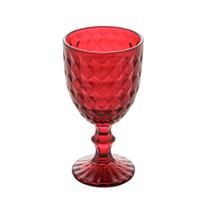 Taça de Vidro Água Suco Roman Vermelho Wolff 345ml Taça de Vidro Água Suco Roman Vermelho Wolff 345ml