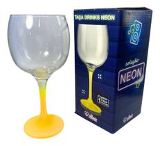 Taça de Vidro Amarelo Neon - Gin