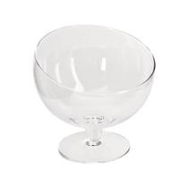 Taça de vidro boca torta média bomboniere de mesa - MISTRAL