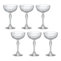 Taça De Vidro Bormioli Rocco Para Coquetel 220 ml America 20s 6 Peças