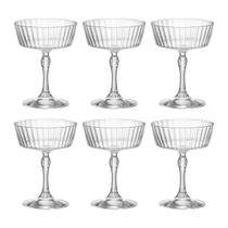 Taça De Vidro Bormioli Rocco Para Coquetel 275 ml America 20s 6 Peças