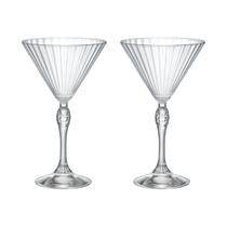 Taça De Vidro Bormioli Rocco Para Martini 245 ml America 20s 2 Peças