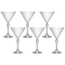 Taça De Vidro Bormioli Rocco Para Martini 245 ml America 20s 2 Peças