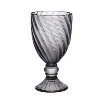 Taça de Vidro Cinza Fumê Elysée 325ml 1 peça - Hauskraft