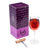 Taca de vidro com abridor tim tim - LUDI