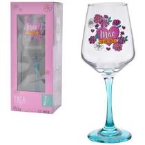 Taca De Vidro Dia Das Mae 430Ml Para Vinho / Gin / Drinks