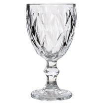 Taça de Vidro Diamante Alba 250ml para Água/Vinho 4 pçs Taça de Vidro Diamante Alba 250ml para Água/Vinho 4 pçs