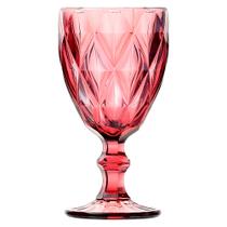 Taça de Vidro Diamond Diamante Rosa Lilás 300ml Água Lyor Taça de Vidro Diamond Diamante Rosa Lilás 300ml Água Lyor