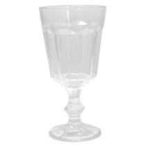 Taça de vidro em relevo 180ml linha clássica Transparente - Onyx trade
