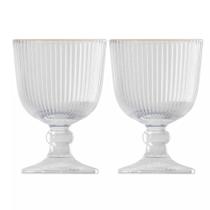 Taça de Vidro Fio de Ouro Lines C/2Un 380ml 20637 Wolff Taça de Vidro Fio de Ouro Lines C/2Un 380ml 20637 Wolff