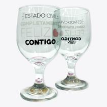 Taça de Vidro Mágica 400ml - Feliz Contigo