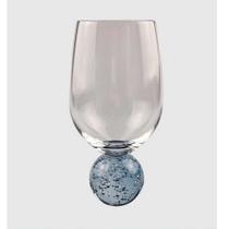 Taça de Vidro Orbe Marinha Base Bolinha 400ml Taça de Vidro Orbe Marinha Base Bolinha 400ml