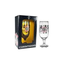 Taça de vidro para cerveja Corinthians 300 ml - Allmix