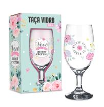 Taça de vidro personalizada para avó - melhor vovó do mundo na caixa para presente - dia das mães Taça de vidro personalizada para avó - melhor vovó do mundo na caixa para presente - dia das mães