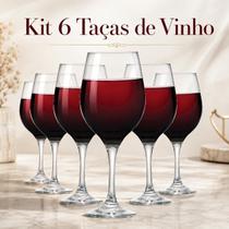 Taça De Vinho 385ml Caixa Com 6 Unidades Cor Transparente Taça De Vinho 385ml Caixa Com 6 Unidades Cor Transparente