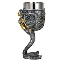 Taça de vinho alikiki Fantasy Mermaid Octopus 200ml de aço inoxidável Taça de vinho alikiki Fantasy Mermaid Octopus 200ml de aço inoxidável