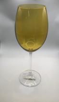 Taca de vinho de cristal banquet amarela 580ml-wolff