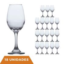 Taça de Vinho Degustação Vinho tinto Agua 365ml -18 Unidades - CRISTAR