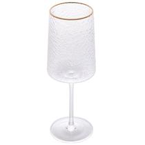 Taça de Vinho LYOR Petra de Cristal com Fio de Ouro 500ML LYOR 2847