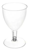 Taça De Vinho Pit 170 Cristal 170ml Plastilânia - 50 Unida