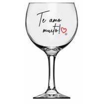 Taça de Vinho Royal 615ml Te Amo Muito 8090250 - Allmix Taça de Vinho Royal 615ml Te Amo Muito 8090250 - Allmix