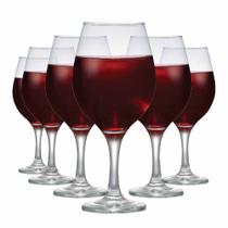 Taça de Vinho Tinto de Vidro One 600ml 6 Pcs - Ruvolo