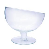 Taça Decorativa De Vidro Bomboniere Transparente Grande - Luvidarte