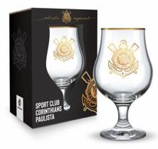 Taça Dublin 400ML Série Ouro Time Corinthians - Brasfoot