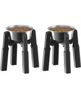 Taça elevada para animais de estimação CZPET Suporte para tigelas para cães de 1,5 L (pacote com 2) Taça elevada para animais de estimação CZPET Suporte para tigelas para cães de 1,5 L (pacote com 2)