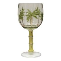 Taça em Acrílico Palm Tree Verde UN 495ml - Rojemac