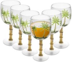 Taça Em Acrílico Palm Tree Wolff Cx Taça Em Acrílico Palm Tree Wolff Cx