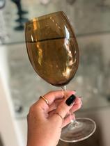 Taça em cristal cor âmbar 580ml Bohemia Unidade Taça em cristal cor âmbar 580ml Bohemia Unidade