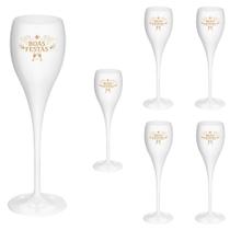 Taça Espumante 120ml Boas Festas Brut Acrílico Premium 6pçs Taça Espumante 120ml Boas Festas Brut Acrílico Premium 6pçs