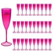 Taça Espumante 30pçs Acrilico Cristal Premium 170ml Neoplas