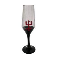 Taça Exú Tridente Champagne Vidro 186Ml Taça Exú Tridente Champagne Vidro 186Ml