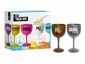 Taça Gin c/ 2 Un 580ml - Fé e Saúde