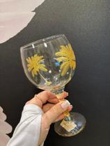 Taca gin coqueiro dourado 600ml