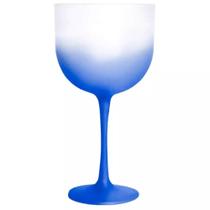 Taça Gin Degrade 400ml Azul Escuro Fosco- Mar
