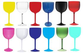 Taça Gin Lisa Com 50 Unidades cores variadas