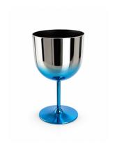Taça Gin Metalizada Azul Gold 600ml Elegante P/ Drinks Taça Gin Metalizada Azul Gold 600ml Elegante P/ Drinks