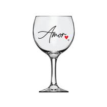 Taça Gin Royal Drinks Taça de Gin Tema Amor