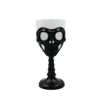Taça Halloween - Branco e Preto - Caveira - 250ml - 1 unidade - Rizzo Taça Halloween - Branco e Preto - Caveira - 250ml - 1 unidade - Rizzo