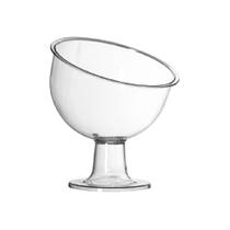 Taça Inclinada Doceira Boca Torta com Pedestal Media 1000ml