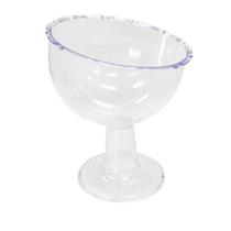 Taça Inclinada Media Acrílica Para Doces Confeiteiro 1.100L