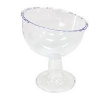 Taça Inclinada Media Acrílica Para Doces Doceira 1,1L