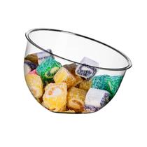 Taça inclinada Média Doces e Balas Bombons S/ Pedestal 900ml