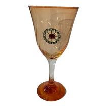 Taça Laranja Roda Cigana Lirio Super luxo 330 ml -Vidro