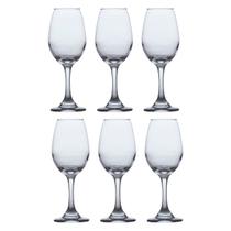 Taça Luxo 365ML Cristal Vinho Água Suco Drinks - 6Unid