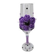 Taça Maria Mulambo Rosas Champanhe Vidro +Presente Taça Maria Mulambo Rosas Champanhe Vidro +Presente